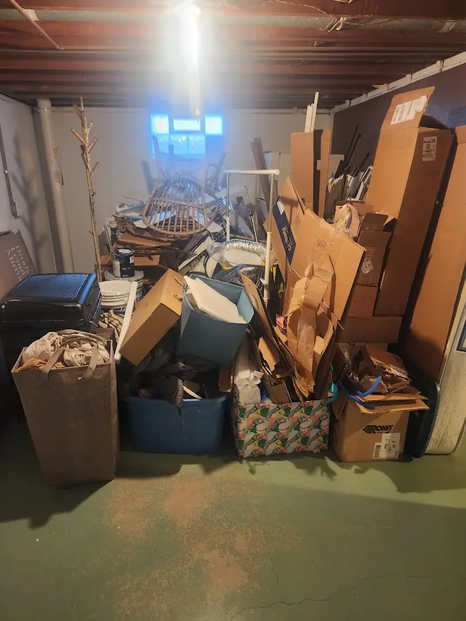 Roll-off dumpster container at job site for Roll Off Dumpster Rental in Four Corners